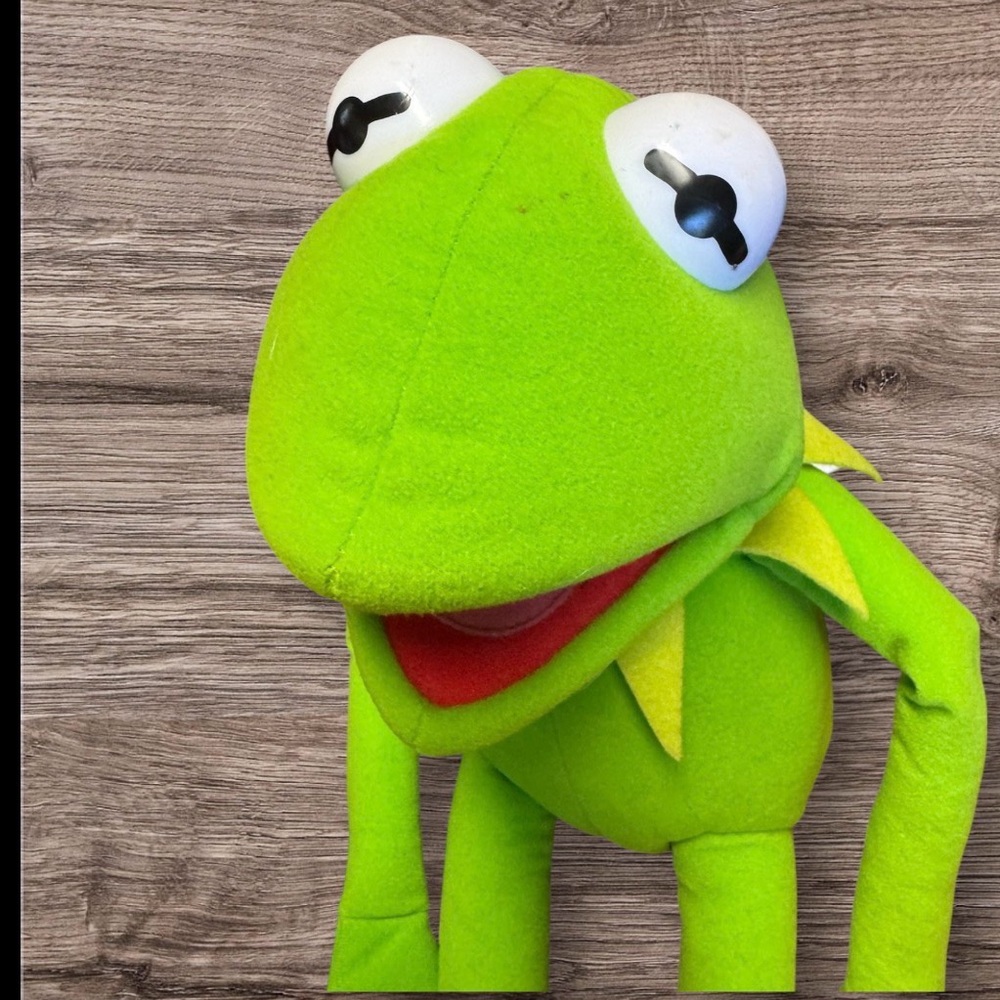 Nanco Kermit The Frog Vintage approximately 24" Plush Muppets Jim Henson's - Picture 3 of 6